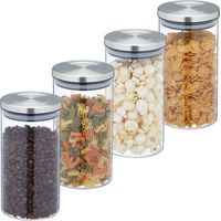 Barattoli conservazione in set da 4 da 1000 ml