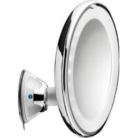 Macom 224 espejo para maquillaje Cromo, Blanco