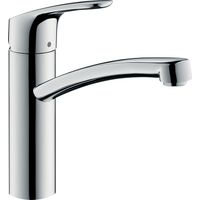 Hansgrohe – Mitigeur de cuisine chromé orientable 360° – Comfort Zone 160 – Cartouche céramique M2 – Raccord flexible G 3/8