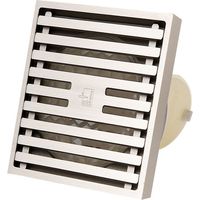 Siphon De Sol Anti-Odeur,Acier Inoxydable Drain de Plancher avec Passoire Filtre,pour Salle De Bain Jardin - 10x10cm