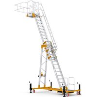 Scala camion-cisterna 14 gradini - Altezza di lavoro mass. di 4,00 a 6,00m - YP400