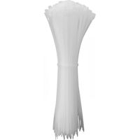 Quadrios 24CA337 24CA337 Fascetta per cavi 450 mm 4 mm Bianco Stabilizzato ai raggi UV 100 pz.