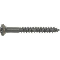 DIN7995 3.5 x 30 Pozidriv 2 Messing brüniert Holzschraube Linsensenkkopf