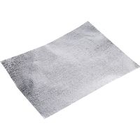 Cyclingcolors – Protection isolante adhésive en tissu de verre et aluminium – Pare chaleur – Dimensions 200x250mm – Épaisseur 1-2mm – Pour chaudières