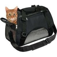 Pet Carrier Travel Bag Small Dogs Medium Sized Cats Rabbits Comes Shoulder Strap Safety