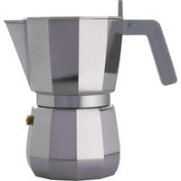 Cafetera Moka Alessi gris 300 ml diseño octogonal