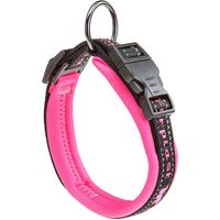 Ferplast SPORT DOG C Collier pour chiens avec rembourrage soft. Différentes mesures et couleurs fluo.. Variante C20/43 - Misure: A: 33-43 cm B: 20 mm - Fuchsia