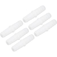Lot de 10 raccords cannelés en plastique pour tuyau, raccords cannelés droits de diamètre égal, raccords de réparation, 9-9 mm