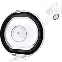 Staubbehälterdeckel für Dyson V7 V8 Staubsauger, Ersatz-Staubbehälterdeckel, Tank-Ersatzteil, Ersatzdeckel mit O-Ring