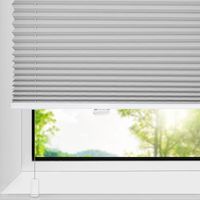 Allesin Store plissé Klemmfix sans perçage, Gris, 85 × 150 cm, Protection de la Vie privée, Protection Solaire, Stores intérieurs pour Fenêtre & Porte, Décoration Moderne pour Chambre