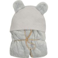 KOALA-MUSLIN-Decke mit Kapuze, 95x95