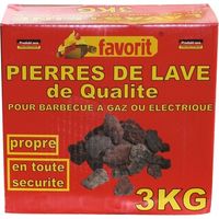 Piedra de lava de 3 kg para barbacoa - Favorit
