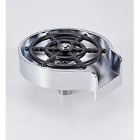 Lave-verres pour évier, nettoyant pour vitres d'évier, lave-verres, brosse à verre pour évier de bar, acier inoxydable, lave-bouteilles, accessoires d'évier de cuisine, lave-verres, argent