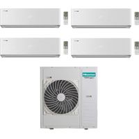 Hisense Climatizzatore Energy Pro X Quadri Split 9+9+12+12 con 5AMW125U4RTA Inverter Wi-Fi R-32 Classe A++