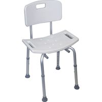 Silla de ducha con respaldo regulable en altura - VB540S Aidapt