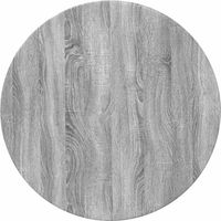 Dessus de table Dessus de bureau Plateau de table Sonoma gris 70 x 70 x 1,5 cm Bois d'ingénierie