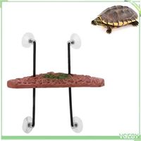 Plate-forme pour tortues - V GEBY - Quai Flottant - Moussant - 14x14x20 cm - Reptile