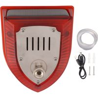 Répulsif animal USB rechargeable solaire économie d'énergie anti lapin renard sanglier