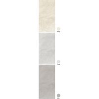 Carrelage d'intérieur imitation béton - Série TECNIK - Plinthe - Dimensions : 9 x 45 cm - GRIS