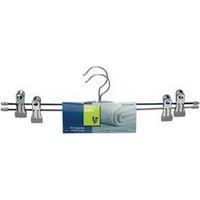 12PZ STAMPELLA PORTAGONNE CON CLIPS "CUORE CASA" - set pz.2 - colore grigio