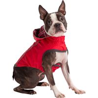 GF Pet Elastofit Regenmantel für Hunde, rot - L