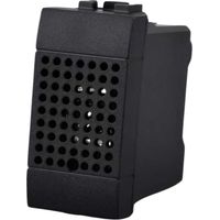 Serie Civile A2ZWORLD MBL Nero Compatibile Con Bticino Living International (Ronzatore 220V)