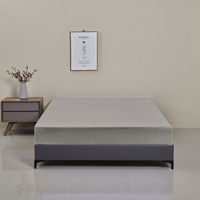 Horizontal Knit Fitted Sheet, 180cm x 200cm x 30cm - Gray