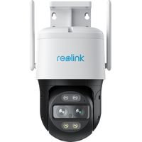 Reolink 4K 8MP PTZ Überwachungskamera Aussen mit Dual-Objektiv, 2,4/5GHz WLAN, Auto-Tracking, Smarte Personen-/Fahrzeug-/Haustiererkennung, 6X Hybrid-Zoom, Farbnachtsicht, 2-Wege-Audio, Trackmix WiFi
