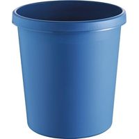helit papelera 18 l H331xØ315 mm con borde azul - H6123834