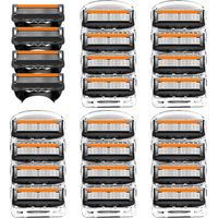 Rasierklingen Gillette Proglide 24 pièces – 5 couches de lames – Coupe-bordures optimisé – Bande lubrifiante améliorée