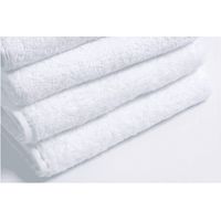 Lot de 4 serviettes de bain blanches coton 70 x 140 cm 500gr / m2