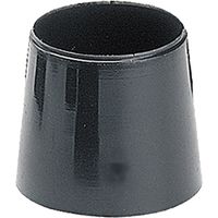 Verstärkter runder Endkappe “CNT01” aus schwarzem Polyethylen Ø2,8x3,2cm (25 Stück) MICEL