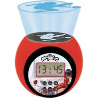 Reloj despertador proyector Miraculous con temporizador