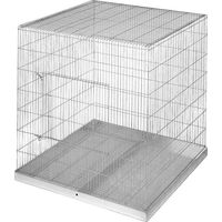 Cage Perroquet Demontable, Cage d'exposition perroquet 98x95x101 cm