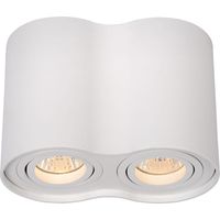 Lucide Tube plafoniera 2 faretti GU10 bianca 50W 22952