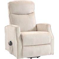 Poltrona Elettrica Alzapersona Massaggiante Relax Beige