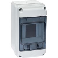 IDE – Coffret de distribution étanche IP65 – 1x4 modules – Résistance aux impacts IK08 – Température max 650 ºC – Double isolation Classe II