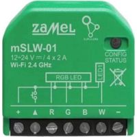 Contrôleur d'éclairage Zamel mSLW-01 Wi-Fi 4 canaux 12-24 V DC