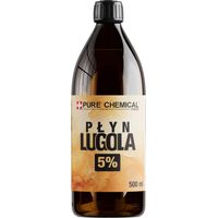 Solution de Lugol 5% - 500ml - Flacon en verre sombre - Réactif fiable - Originale