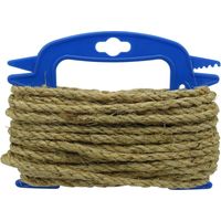 8MM x 15 Metre Sisal Rope - Metre 50 Foot Decking Garden Natural