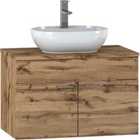 Badplaats Waschbeckenunterschrank Colorado 80 x 46 cm Eiche - Hä