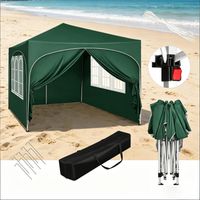 Tentes pour fêtes, tente extérieure, tente de toit avec sac de transport, protection solaire instantanée (tente seule)