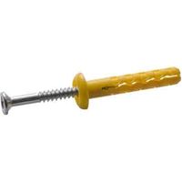 CHEVILLE À PERCUSSION DEVIL JAUNE Ø 6x38 mm