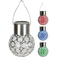 LED Hängeleuchte Farbwechsel Solarleuchte Gartenleuchte Hängelampe Solarlampe