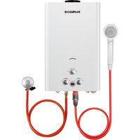 CAMPLUX Gasdurchlauferhitzer Propan/Butan 16L, Externer Gasdurchlauferhitzer 32KW Weiß für RV - Verschiedene Modelle verfügbar - Verschiedene Drücke verfügbar - BW422 - 30/37 mbar