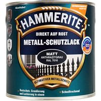 Hammerite Metall Schutzlack Matt Anthrazitgrau 250 ml