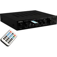 Amplificatore Ricevitore Hifi Sintonizzatore Radio FM Bluetooth USB MP3 Telecomando