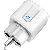 Prise Connectée WiFi 16A Intelligente - Contrôle Vocal & Application, Compatible Alexa,Google Home (2.4 GHz) - Surveillance Énergie, Minuterie,Compte à Rebours - Compatible Tuya,Smart Life