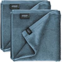 SCHÖNER WOHNEN Handtuch SENSE - 2er Set 50x100 cm, Blau