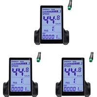 3X M5 Electric Bike LCD Display Meter 24V 36V 48V 60V E Scooter LCD Panel Screen pour Mountain Electric Bike(5PIN)